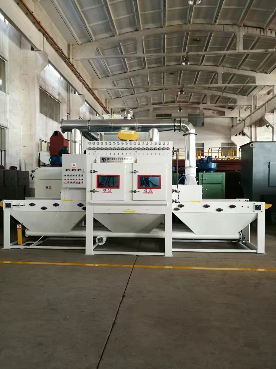 门头沟全自动合金铝铸件喷砂机应用