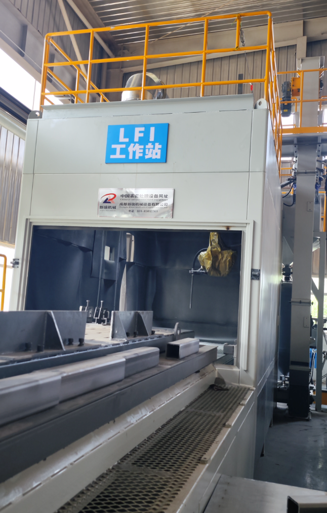 门头沟无尘环保自动喷砂机，车间更安全更规范